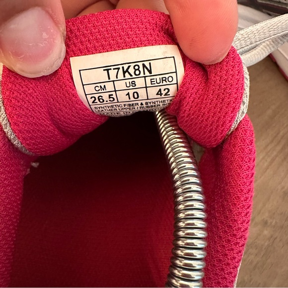 ASICS Jolt Women's Shoes Size 10 Gray Pink Athletic Running Sneakers T7K8N - Picture 5 of 6